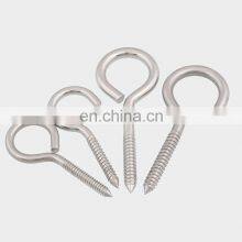 China Manufacturer Carbon Steel Eye Hook Screw With Washer Self Tapping Eye Screw