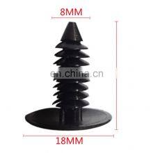 100PCS Nylon Bumper Fastener Rivet Clips Auto Fender Bumper Shield Retainer Clips 8mm Hole Auto Body Clips thumbnail-3