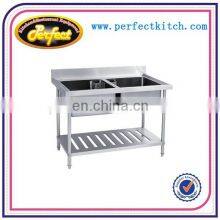 3 Bowls Commercial Stainless Steel Kitchen Sinks /Restaurant Kitchen Sinks With Bench thumbnail-2