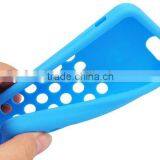 Circular Hole Design Silicone Case for Iphone 5C