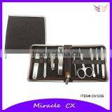 Crocodile Print Faux Leather Manicure Set