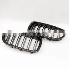 Carbon Fiber F10 Double Slat Line Car Front Mesh Grillr For BMW 5series M5 Kindly Grill 2010-2017 thumbnail-3