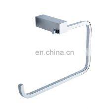 Brass Bathroom Accessories Wall Mounted Towel Ring and Toilet Paper Holder Chromed