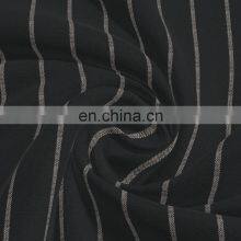 Best Selling Factory Direct Supply Linen Rayon Fabric Yarn Dyed Stripes For Garments thumbnail-3