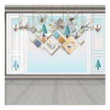 High Grade Luxury Interior Wall Decorative Wall Mural Bamboo Wall Panel Mold For Home Decor Dropshipping thumbnail-2