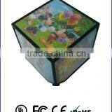 Magic Self-Turning Smart Plastic Cube Photo Frame