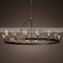 New Fashion Design Golden Modern Luxury Apartment Villa Copper Crystal Pendant Light Chandelier thumbnail-4