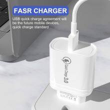Wholesale Price Quick Charge QC 3.0 USB Charger Wall Charger Adapter for Mobile Phone thumbnail-4