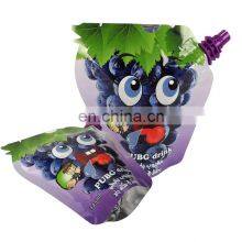 Juice Packaging Shaped Pack 125ml Custom Liquid Stand up Spout Pouches Plastic Food Grade Aluminum Foil Doypack thumbnail-2