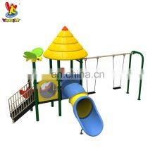 Classic Themes Amusement Park Games Rides Kids Games Play Outdoor Plastic Slide Playground Equipment With Swings Playsets thumbnail-1