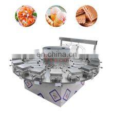 Full Automatic Aluminium Iron Ice Cream Waffle Cone Snack Baking Maker Making Machine for Egg Roll thumbnail-3