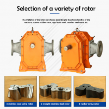 QP186S SS Duck Nozzle Lobe Pump Head With Explosion-proof Motor Transport High Viscosity Material thumbnail-4