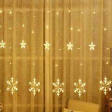 Hot Selling Plastic Curtain Light, Crystal Christmas Led String Light for Party Decor