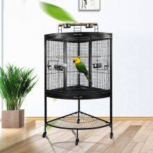 CORNER CAGE Play Top Style Bird Cage Parrot Cage Large Macaw Cage 63x63x145cm thumbnail-1