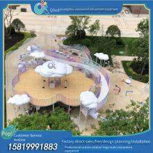 Country Garden Large Outdoor Slide, a Combination Toy of Slide and Swing for Kindergarten Children, Play Equipment for Residential Areas thumbnail-1