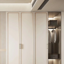 Hangmei Solid Wood Clad Stylized Door - Customizable Pure Solid Wood Mid-century Chinese Style Skeleton Door With Wood Visible and Paint Invisible thumbnail-1