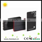 solar mobile battery power 6000mAh two outputs mobile power bank cdr king