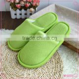 Wholesale New High Quality Woman Green Color Winter Slippers Warm Slippers