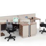2 Seaters Office Workstation With 30mm Thickness Partition With Modern Design thumbnail-4