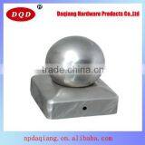 Square and Round 121x121mm Orbicular Shape Aluminum Fence Post Cap