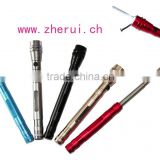 Extendible 3 led telescopic aluminum flash light with lots of magnetic strength