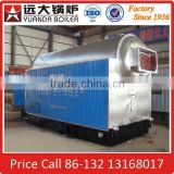 With a capacity of 600BHP small wood fired steam boiler