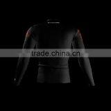 Polyester Spandex Long Sleeves Mad Scientists Compression Shirt/Rash Guard With Club Logo Player Name and Numbers at Sleeves thumbnail-2