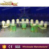 Golden Stainless Steel Frame Half Round Dining Table / Half Round Table thumbnail-4