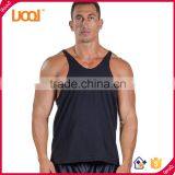 Blank Poly-Cotton Stringer Tank Tops,Muscle Tank Tops, Mens Custom Vest for Gym Fitness Bodybuilder