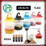 2015 New Outdoor 7 LED Promotion Smile Face Camping Lantern