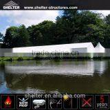 Elegant Waterproof White PVC Fabric Large Vinyl Tent With Side Wall Window Wedding Marquee Tent for Sale thumbnail-1