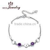 925 Silver Jewelry Silver Bracelet With CZ Stones 925 Silver Bracelet thumbnail-1