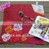 Square Digital Print Silk Scarf thumbnail-1