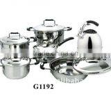 Stainless Steel Cookware Set (casserole,stock Pot) thumbnail-1