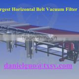 For mining slurry dewatering rubber vacuum belt filter