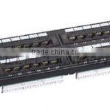 48 Ports Cat5e 8*6 Patch Panel With 110 IDC