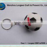 3D Coin Holder Soccer Soft Pvc Souvenir Keychain