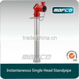 BS336 Instantaneous single outlet fire fighting standpipes fire hydrant standpipe for fire fighting