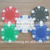 Best Prices Custom Design Cheap Casino Clay Professional OEM Supply Used 11.5g Dice Poker Chips For Sale thumbnail-2