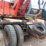 Used Hitachi EX100WD-2 Wheel Excavator Hitachi EX100WD thumbnail-3