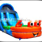 new design inflatable slide for wet or dry use