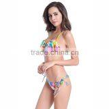 Fashion Women's Sexy Bandeau Tassel Lady Bikini Set Padded Push Up Bra Swimsuit Quality Choice thumbnail-4