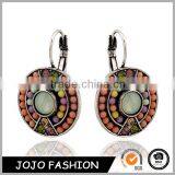 Fashion Earring Jewelry Best Sale Seed Bead Shinney Gemstone Hoop Earring Fashion Jewelry thumbnail-1