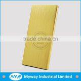 Unique Designed Luxurious Gold Slim Power Bank Charger / Slim Battery Power Bank for Tablets