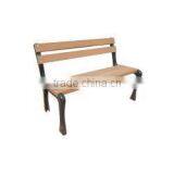 Wood Plastic Composite PE Bench Outdoor Wood Bench Wood Carving Chair