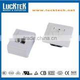 2 Port Face Plate With Dual UTP/STP thumbnail-1