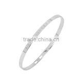 Memories Bangles With Customize Design Word 'SOUL SISTER' With 4mm/7mm Width