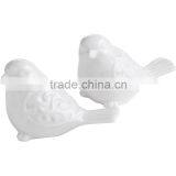 White Ceramic Bird Salt and Pepper Shaker thumbnail-1