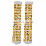 wholesale fashion custom print emoji socks