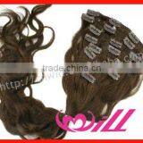 Beauty 30 Inch Jerry Curl Full Head Clip In Curly Hair Extension